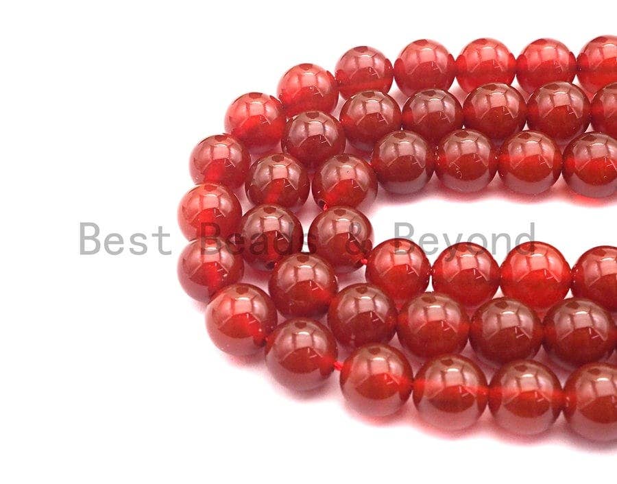 BestBeads&Beyond - Wholesale Beads - Quality Natural Red Carnelian beads, 6mm/8mm/10mm/12mm round3