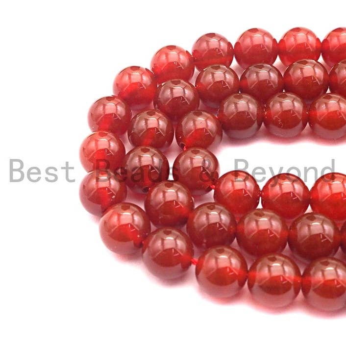 BestBeads&Beyond - Wholesale Beads - Quality Natural Red Carnelian beads, 6mm/8mm/10mm/12mm round3