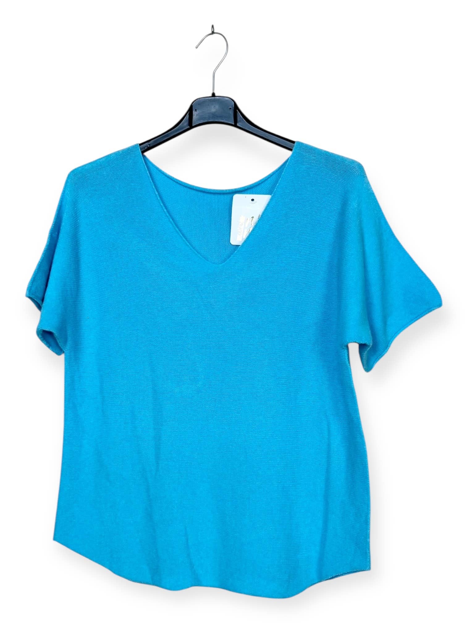 Lucky Nana - Wholesale Knit Top - Women's - AH 2203 - Soft Short-Sleeve Top8