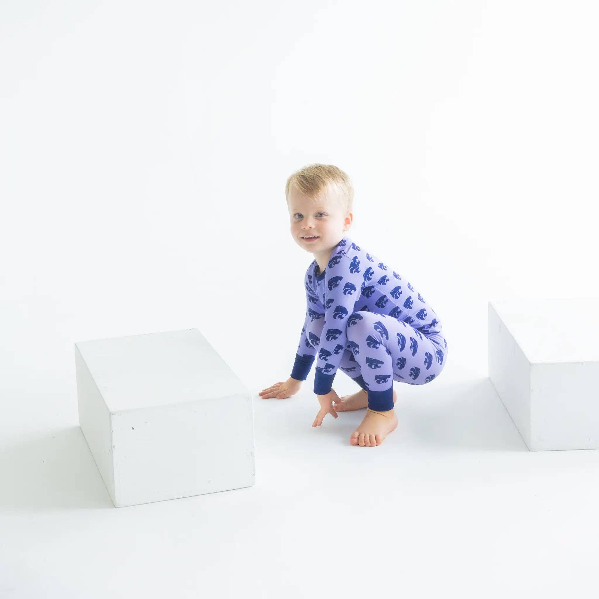 Tailgate Tikes - Wholesale Sleepwear Set - Kids - Kansas State Wildcats Two-Piece Pajama Set5