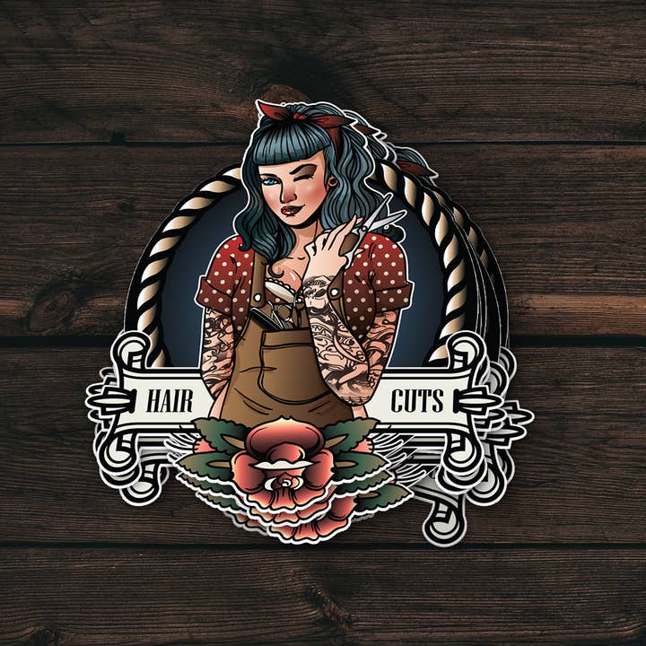 Pegatina de Barbero Rockabilly de los 50 | Calcomanía Retro de Vinilo y otras tendencias de Resultados para guitarras clásicas al por mayor. Devoluciones gratuitas y condiciones de pago a 60 días en Faire en Faire.