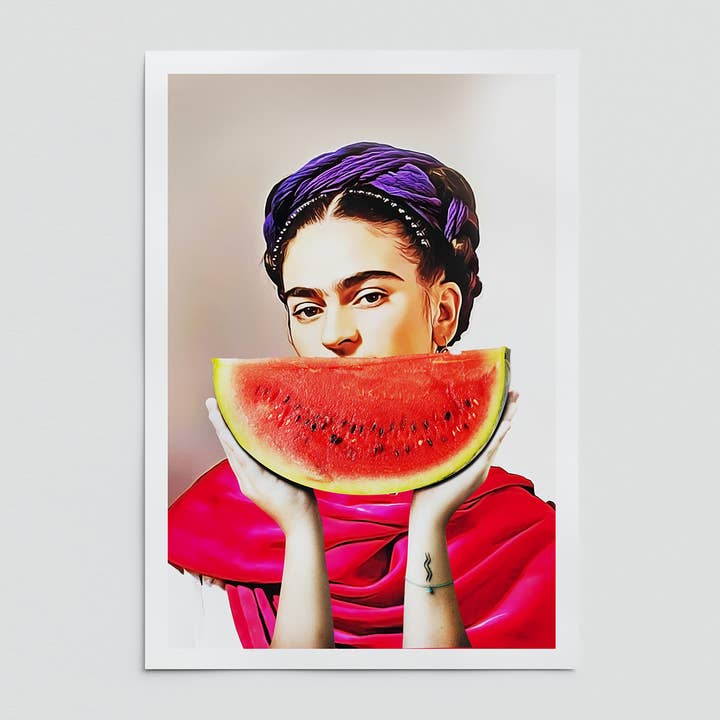 Dikhotomy - Wholesale Art Print - Impresión artística de sandía Frida