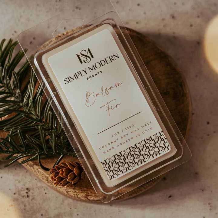 Balsam Fir Coconut Soy Wax Melt for wholesale by Simply Modern Scents