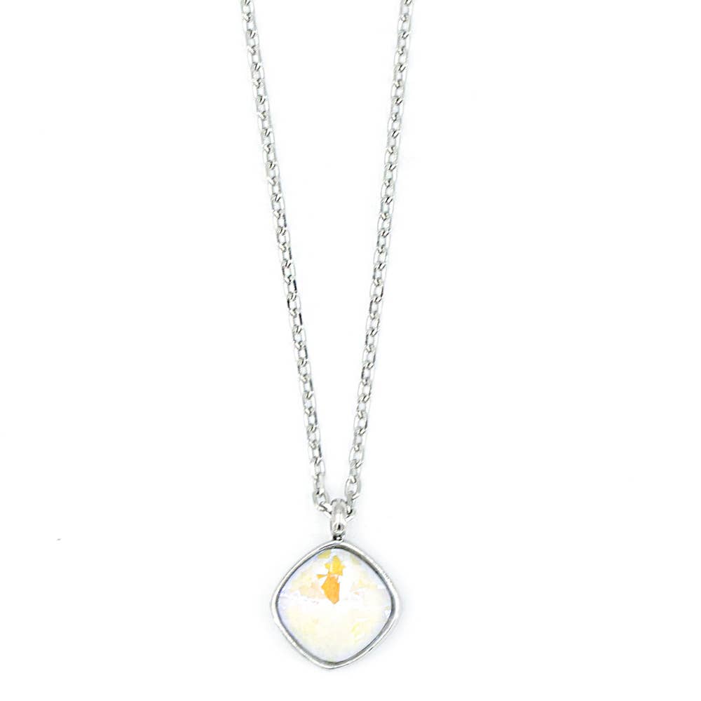 Sergio Engel jewellery - Wholesale Pendant/Charm Necklace - Basics Necklace 04 - Stainless Steel Necklace with Crystal Pendant10