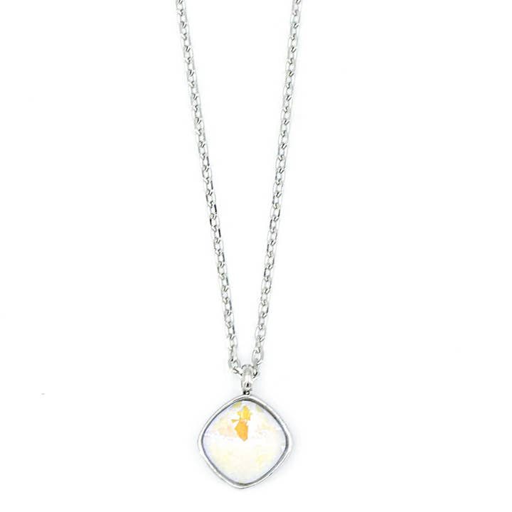 Sergio Engel jewellery - Wholesale Pendant/Charm Necklace - Basics Necklace 04 - Stainless Steel Necklace with Crystal Pendant10