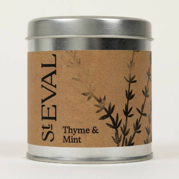Thyme & Mint, Scented Tin, box of 4 for wholesale by St Eval