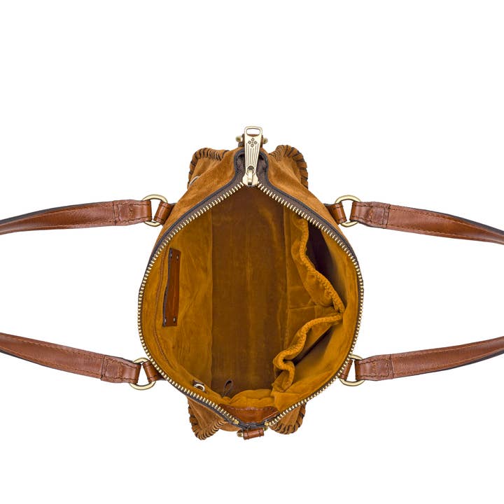 Cognac Patricia Nash Brenna Satchel for wholesale on Faire3