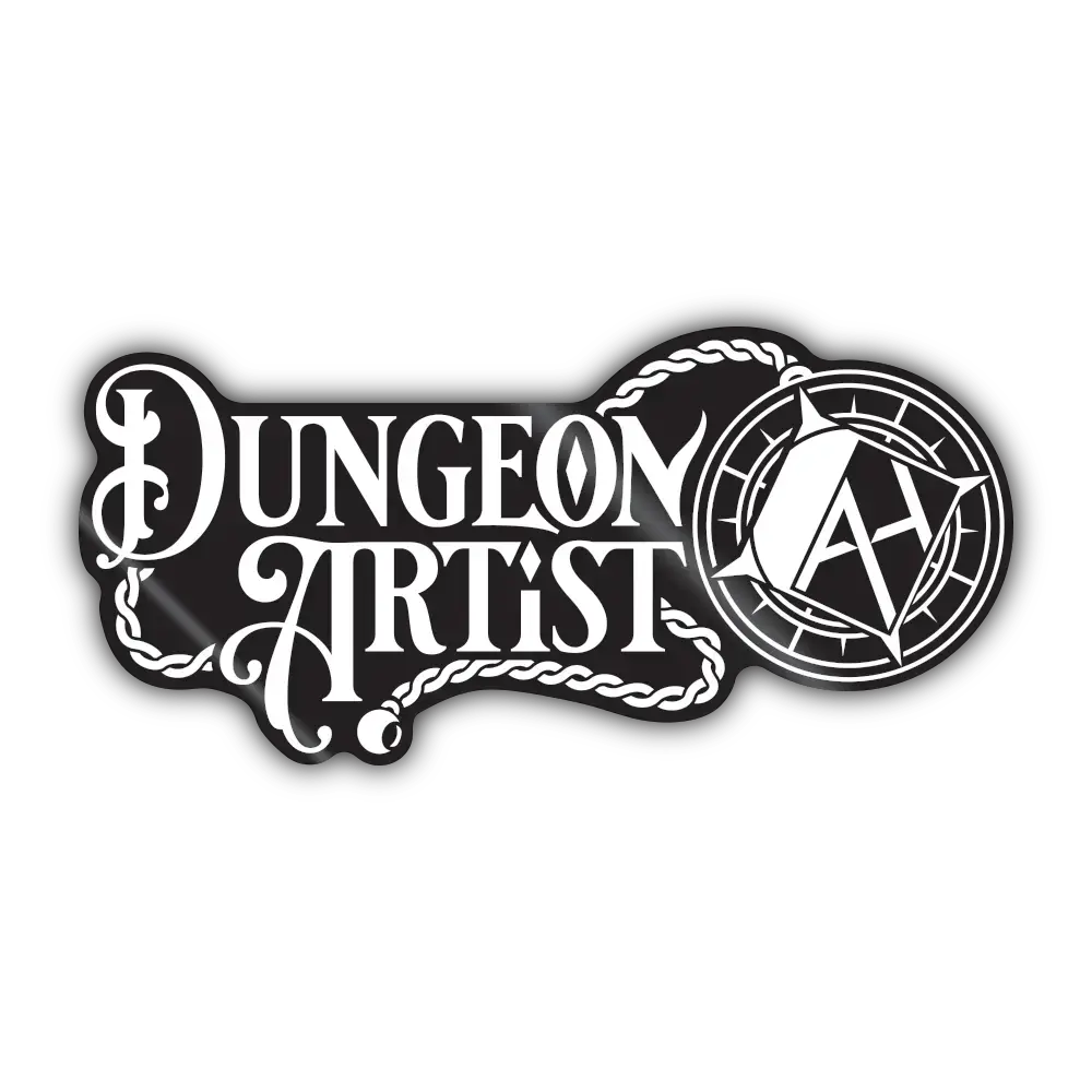 Dungeon Artist - Wholesale Lapel Pin/Button - Pin - Dungeon Artist (White)0