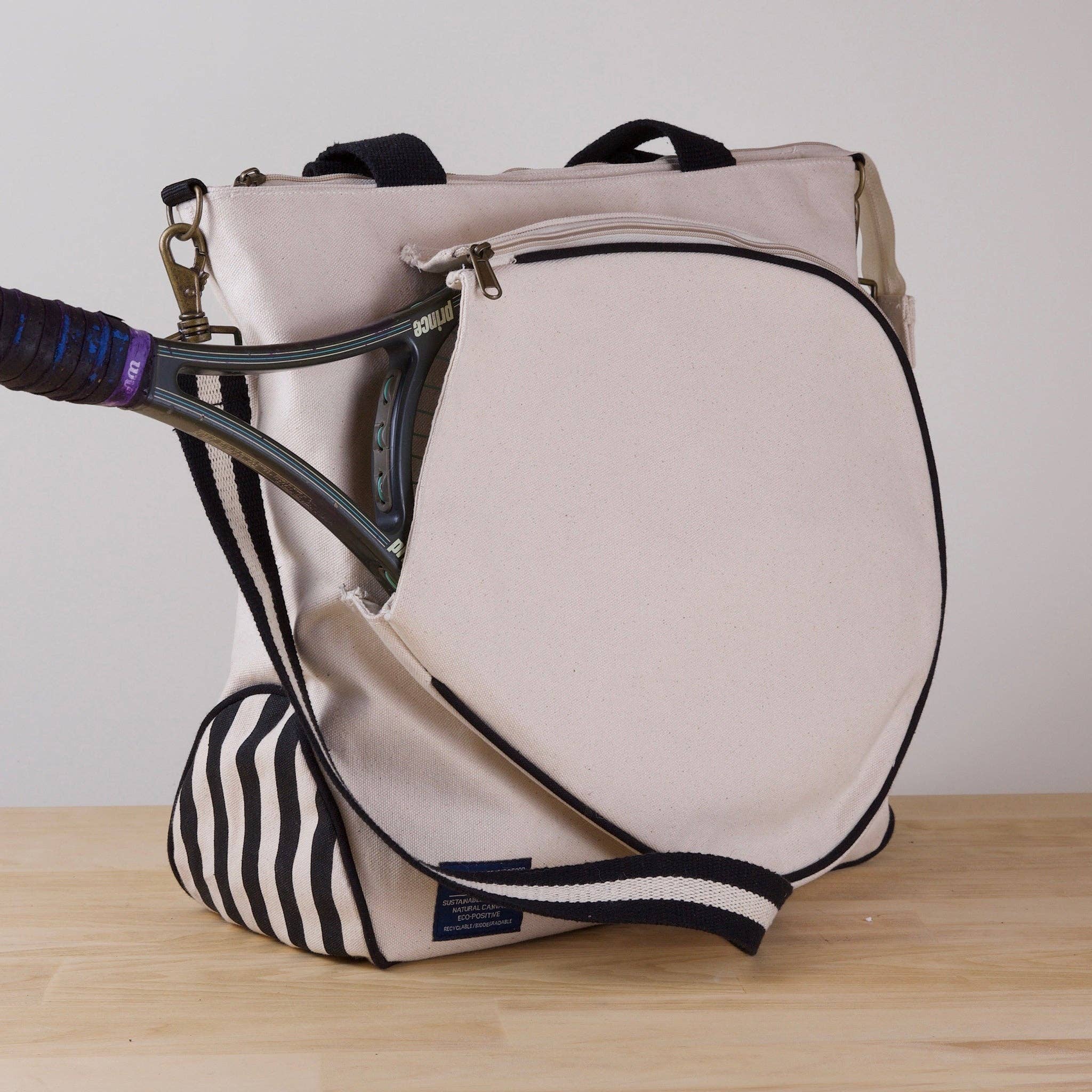 ShoreBags - Wholesale Sports Bag - Unisex - Tennis Tote Custom Private Label Heavyweight Canvas1