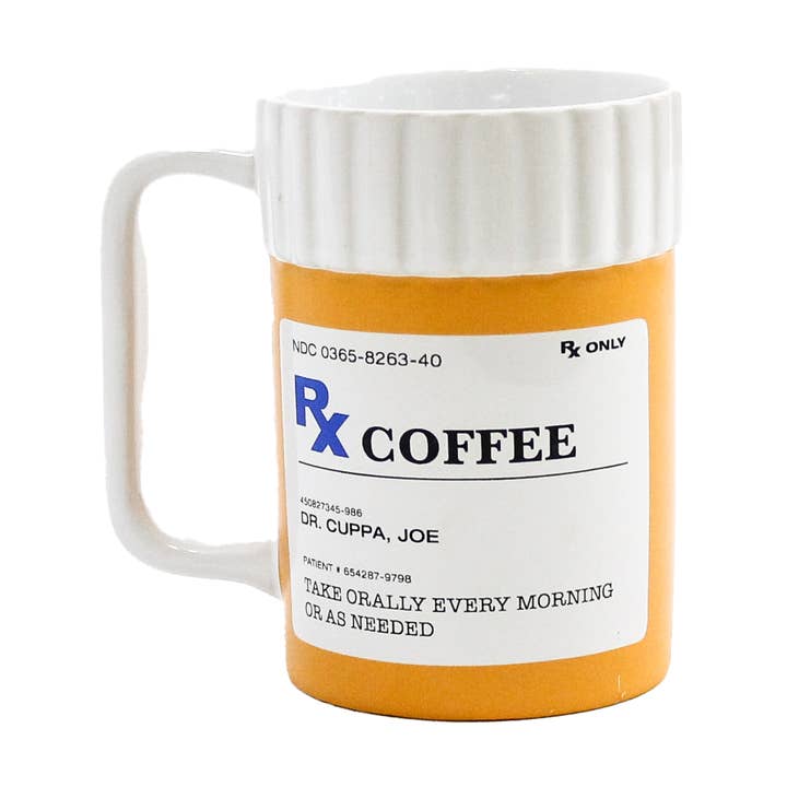 RX Ceramic Mug for wholesale by Wild Eye Designs