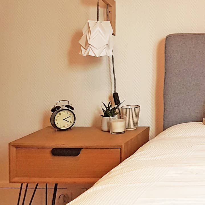 Blanc Petite suspension Origami Design en Papier for wholesale on Faire1