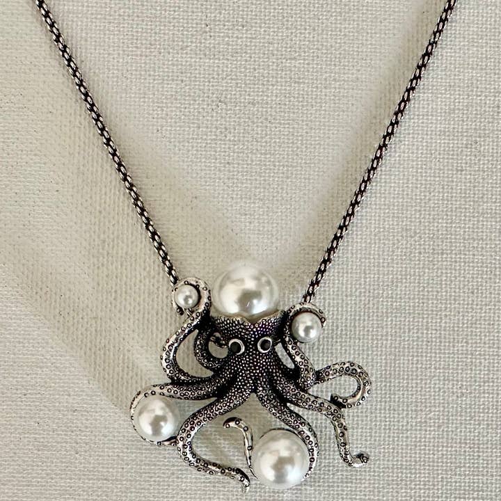 Carol Young Silver - Venta al por mayor Collares con colgantes/abalorios - Collar Pulpo