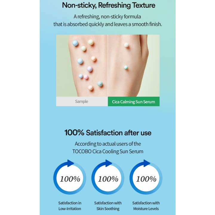 Best Beauty Group - Wholesale Sunscreen - TOCOBO - Cica Calming Sun Serum Sunscreen3