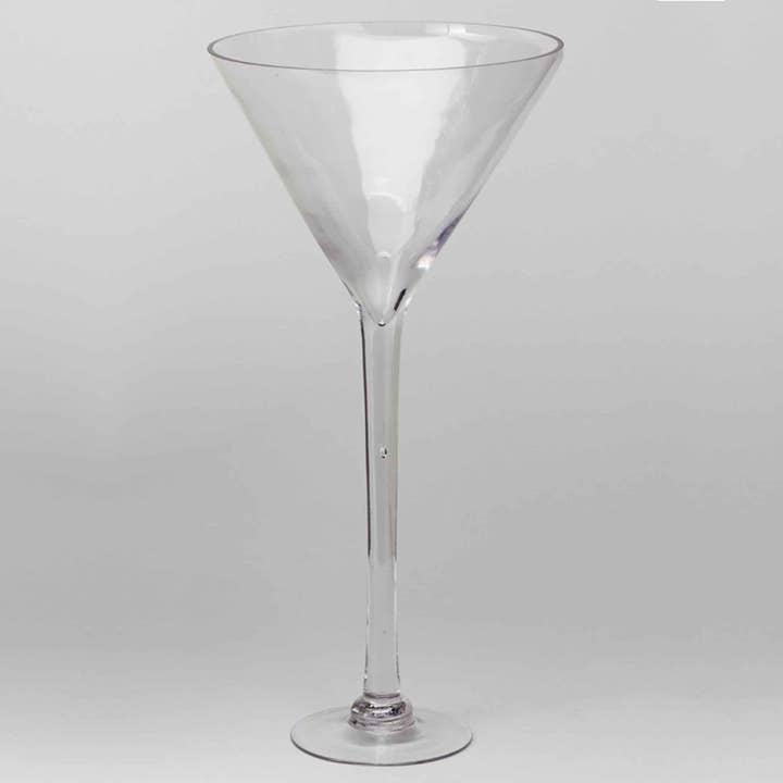 Glass Martini Centerpiece Vase - 19.75 Inches for wholesale by Portofino International Trading, USA