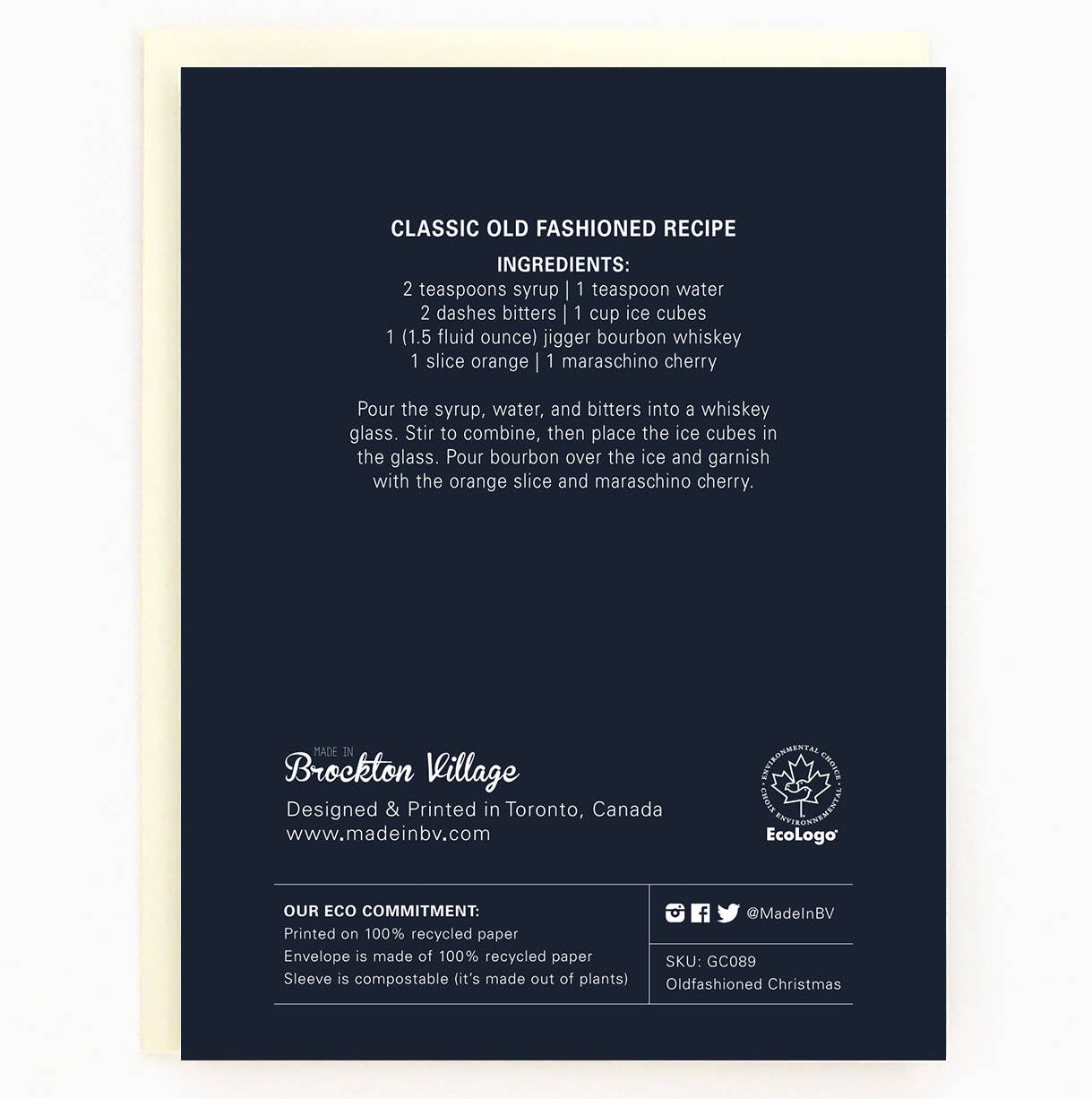 The Paperhood – Großhandel Weihnachtskarte – Altmodische Weihnachtskarte1