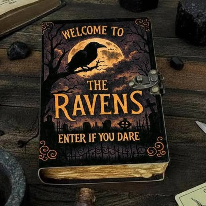 Grimoire de Corbeau Journal en cuir vintage Journal en cuir de Corbeau pour la vente par MNM HANDICRAFTS