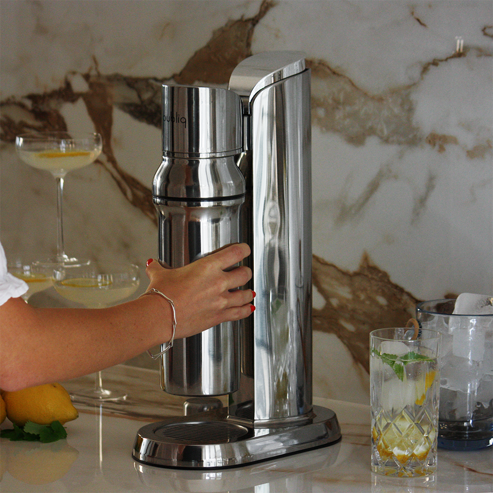 bubliq - Vendita all'ingrosso Elettrodomestici da cucina - bubliq glass carbonator in acciaio - macchina per acqua frizzante5