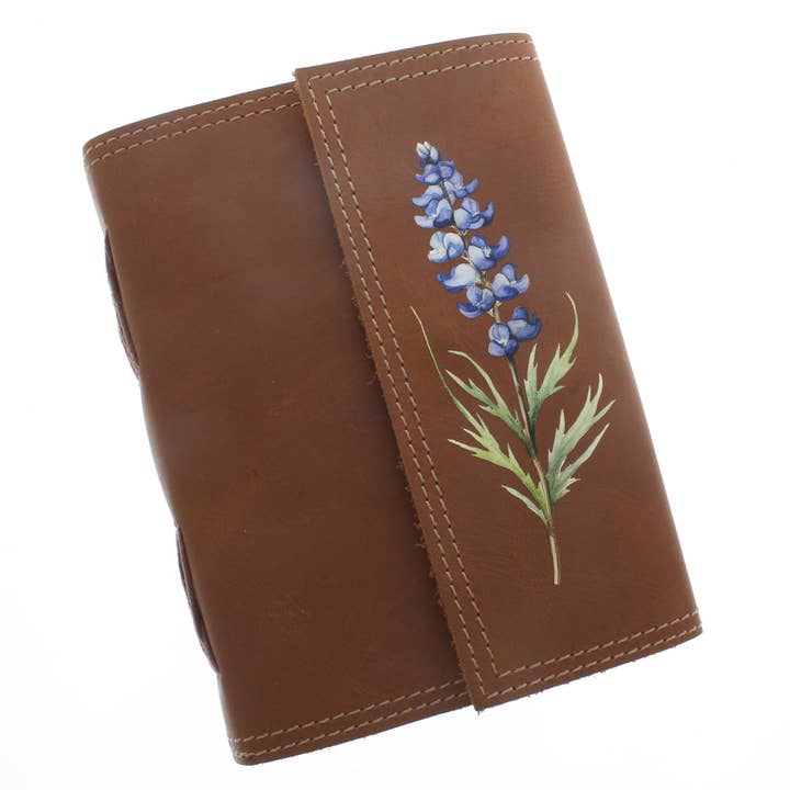 5x7" Hill Country Notes Leather Journal, each for wholesale by HHH Designs