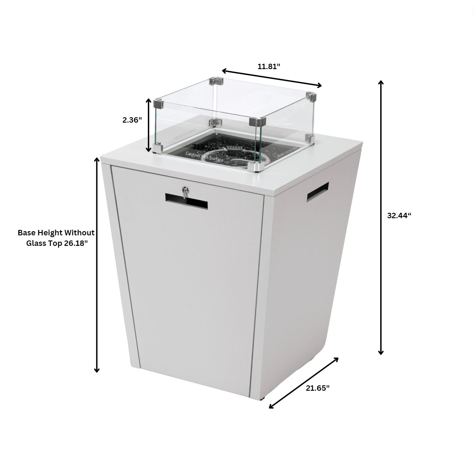 LeisureMod - Wholesale Fire Pit - Chelsea Outdoor Centerpiece Fire Pit for Patios and Gardens6