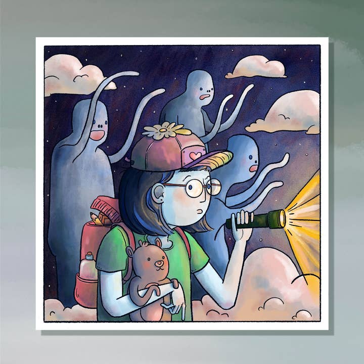 The Late Night Spooks Print for wholesale by Micael Nunez