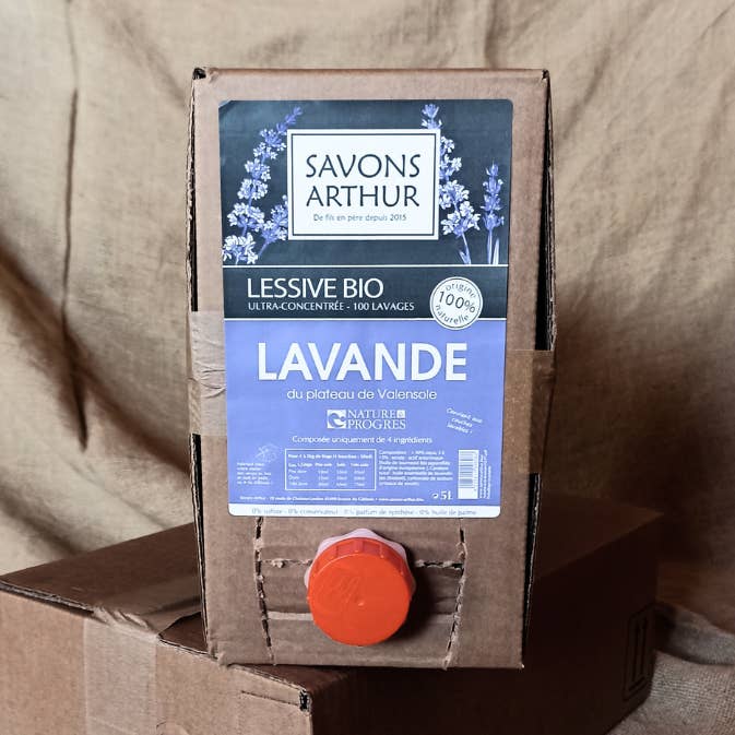 Bio-Lavendelwaschmittel • 10L für den Großhandel von Savons Arthur