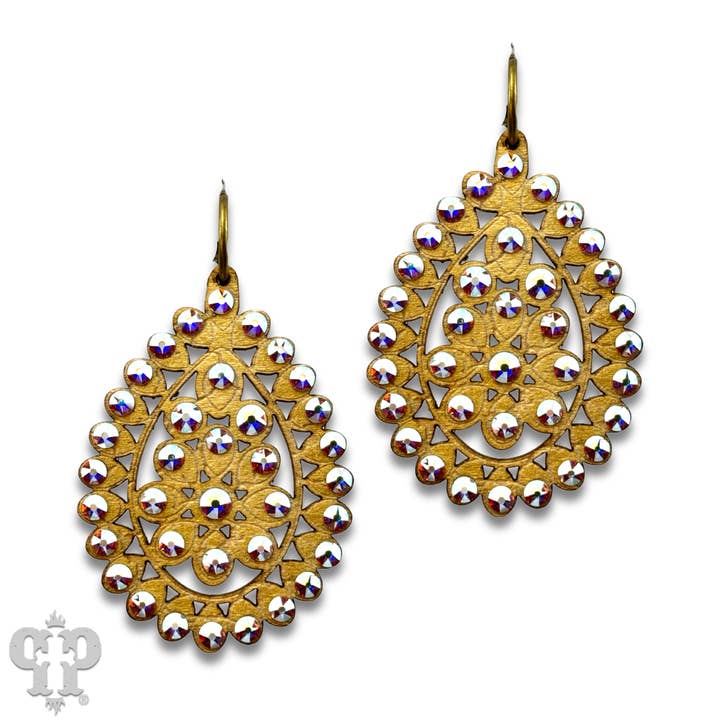 Pink Panache Brands – wholesale Dangle earrings – Santa Fe teardrop earring, medium size1