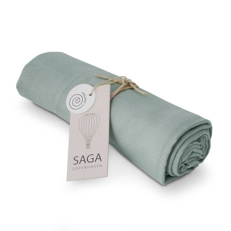 Saga Copenhagen - Vente Coffret cadeau/set pour jeune maman - Coffret cadeau bébé - nuances d'aqua marine - durable et biologique8