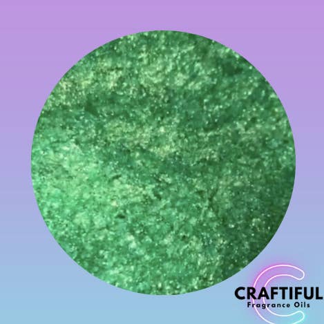 Polvo de mica verde cristalino para venta al por mayor de Craftiful