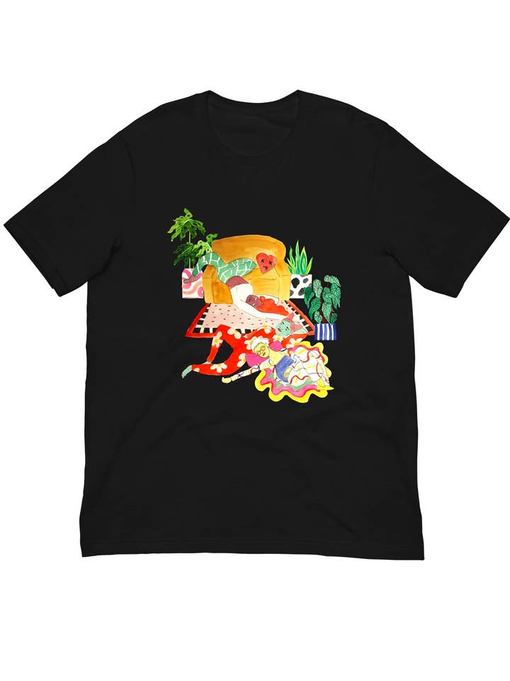 LAZY BONES T-SHIRT for wholesale by Pitaya Yoga