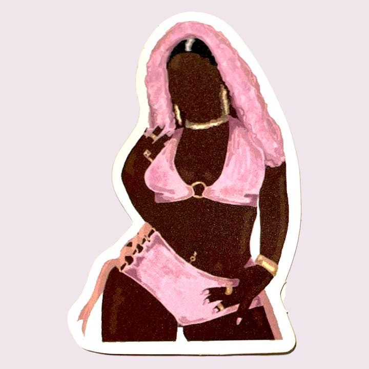 Meg The Stallion Sticker voor wholesale door cutandcropped