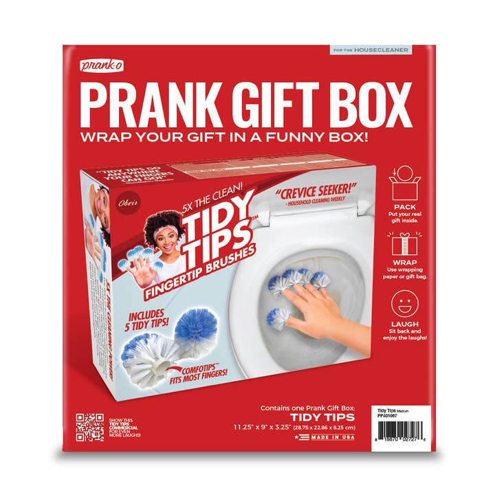 Prank Gift Box Tidy Tips for wholesale by Prank-O