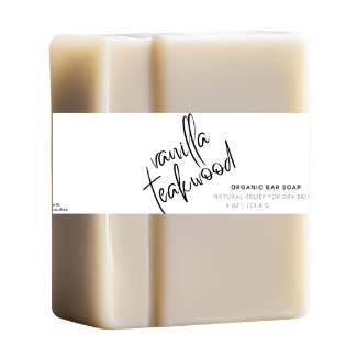 Vanilla Teakwood Vegan Bar Soap for wholesale by K&KCO. LLC
