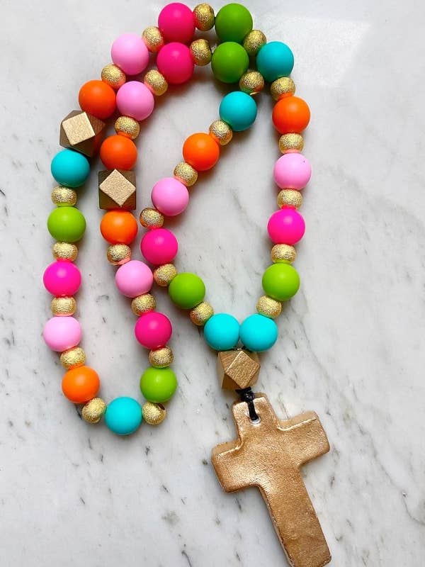 Popsicle Version of Prayer Beads- Longer Version for wholesale by Lanyard Lovebirds