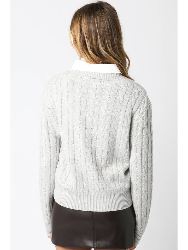 Olivaceous - Wholesale Knit Top - Women's - Tessa 2 in 1 Sweater Top10