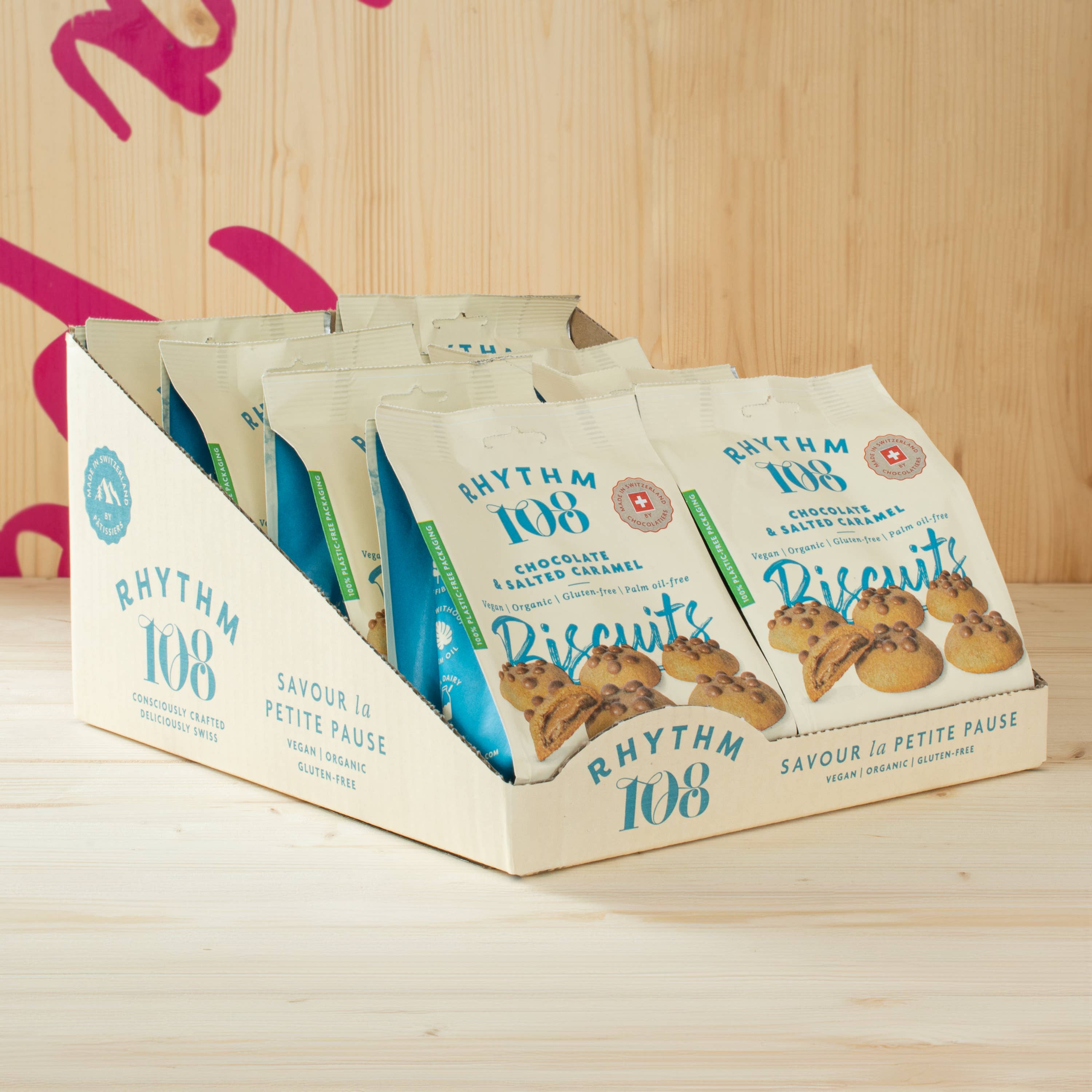 Rhythm108 - Wholesale Cookie - Golden Salted Caramel Filled Biscuits (135g)3