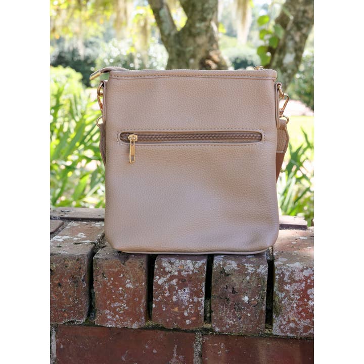 Caroline Hill - Wholesale Crossbody Bag - Women's - Briggs Crossbody TAUPE
