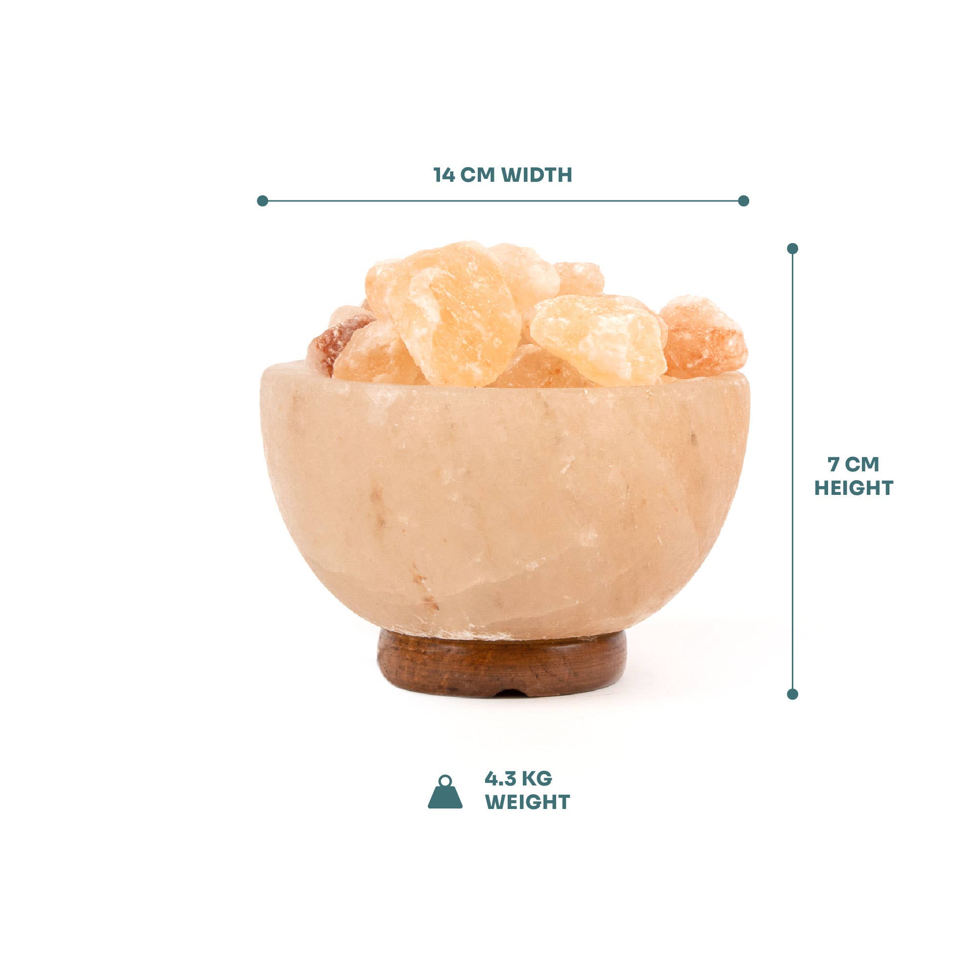 Myga – wholesale Saltlampa – Myga Eldskåls-lampan av Himalayasalt 3–5 kg6