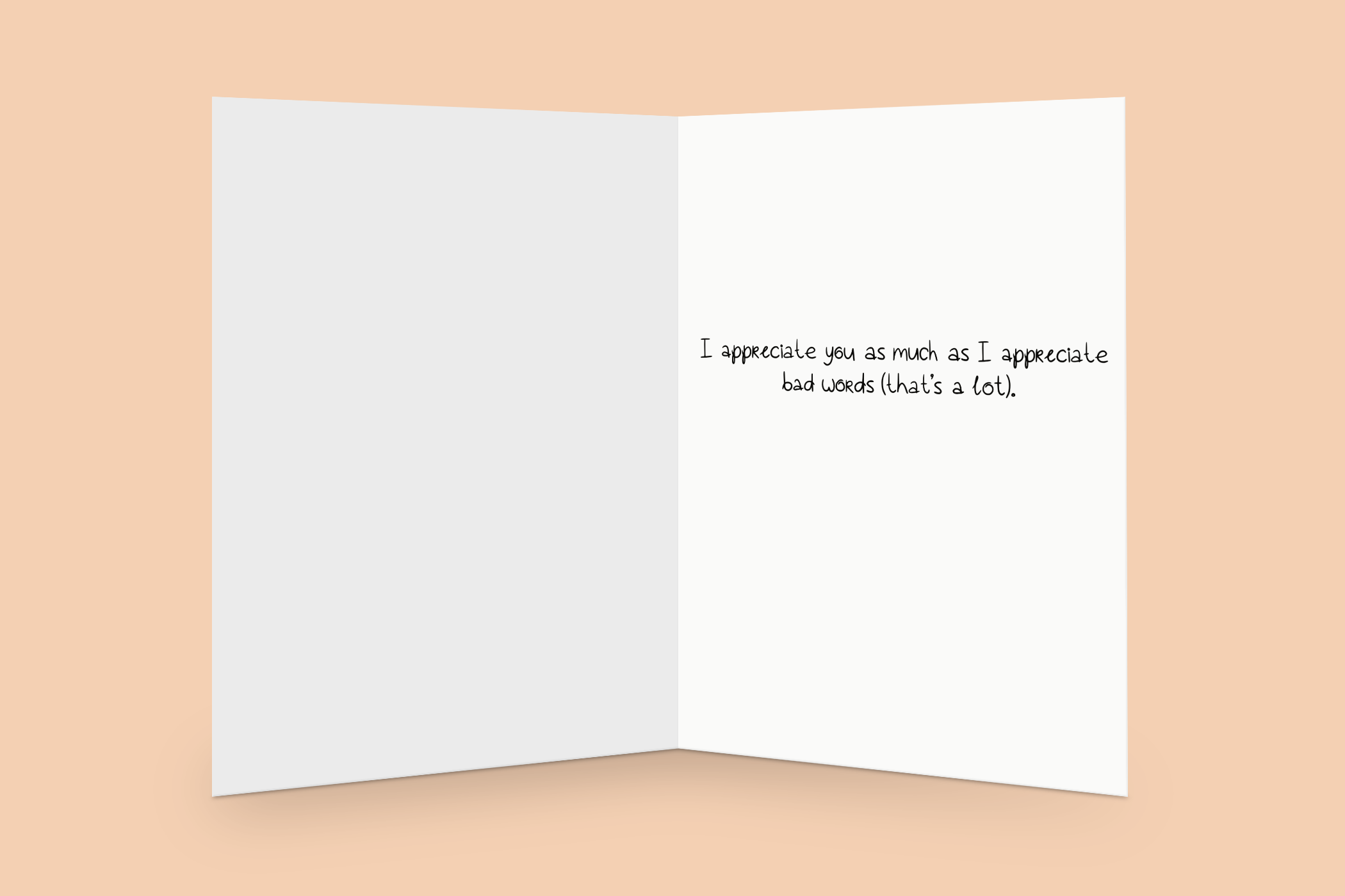 Explicit Contents - Wholesale Thank You Card - Bad Words1