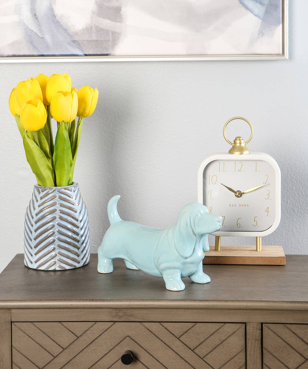 NAYOTHECORGI – Großhandel Dekofigur – Stehende Basset Hound Keramikstatue10