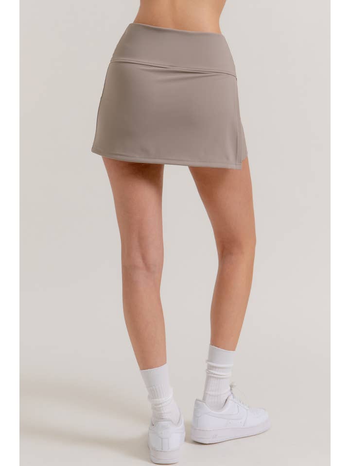 Active Basic | Active USA - Wholesale Athletic Shorts - Women's - Side Slit Style Activewear Skort18