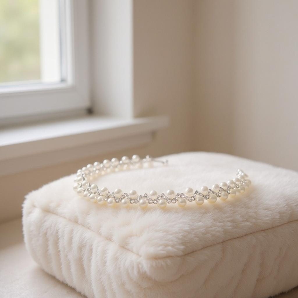 Athena Bridal Jewellery - Wholesale Fashion Headband - Women's - CHIC PEARL HEADBAND - AHB-993