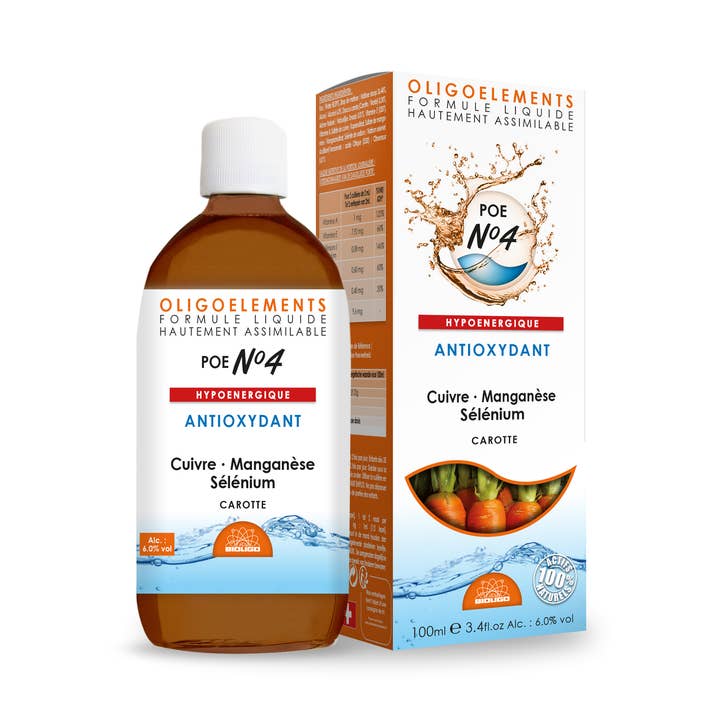 Propos'Nature - Wholesale Oral Supplement/Vitamin - Poe No.04 - Carrot - Antioxidant - 100ml0