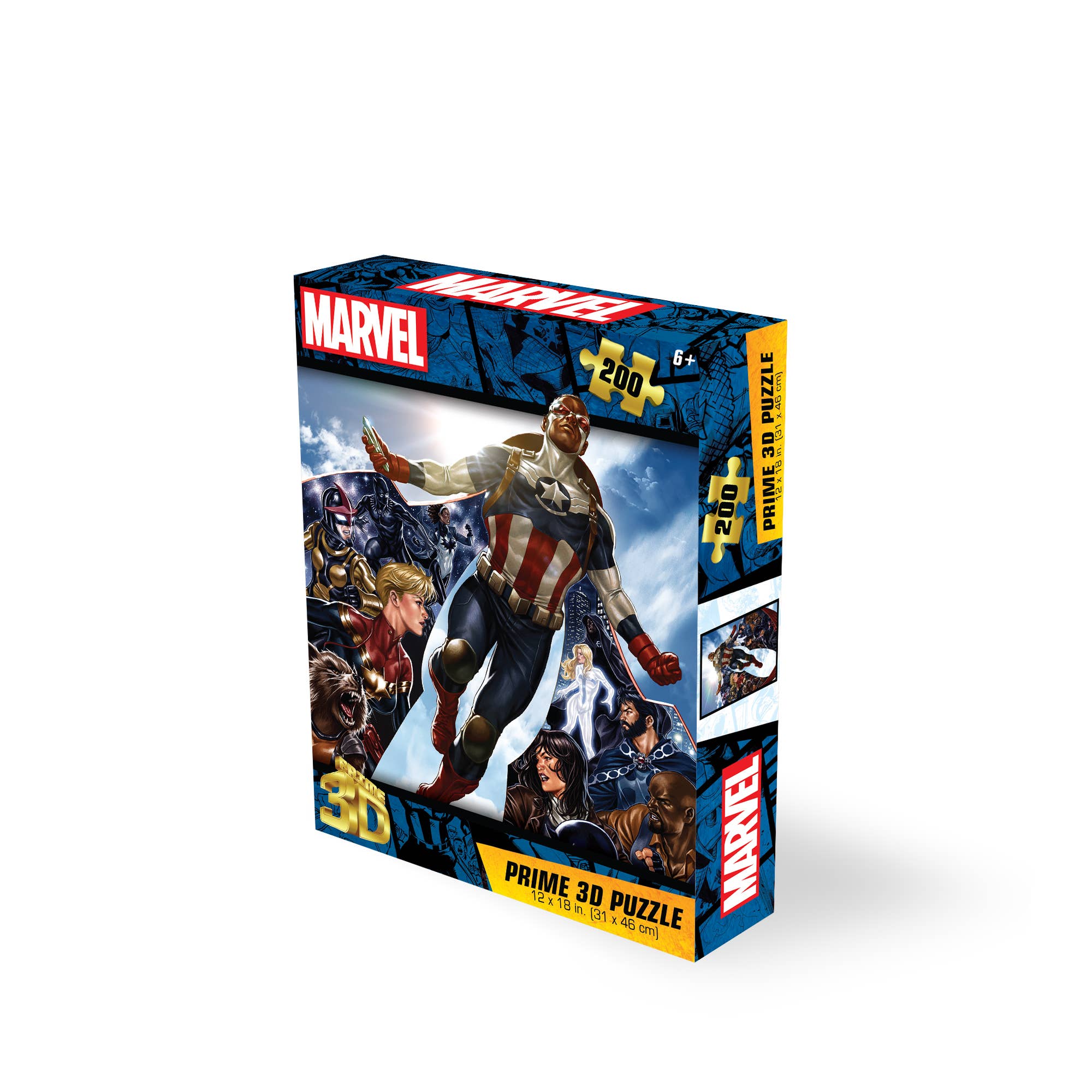Primemotion, Inc - Wholesale Puzzle - Adult - Marvel Captain America Falcon 300pc 12x18"4