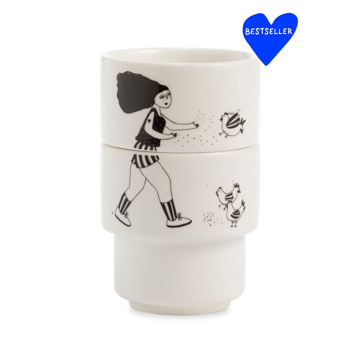 helen b - Wholesale Egg Cup/Holder - egg cup feeding the chicks (set of 2)0