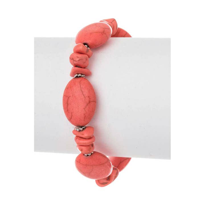 Artini Accessories - Wholesale Beaded Bracelet - Stone Stretch Bracelet