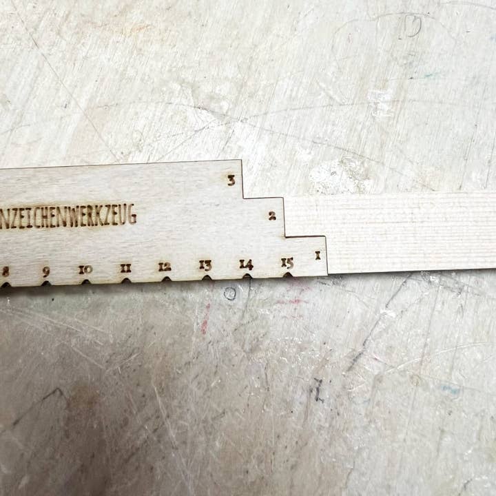 Die Werkkiste - Wholesale Wood Toy - Kids - Werkdachs' universal marking tool6