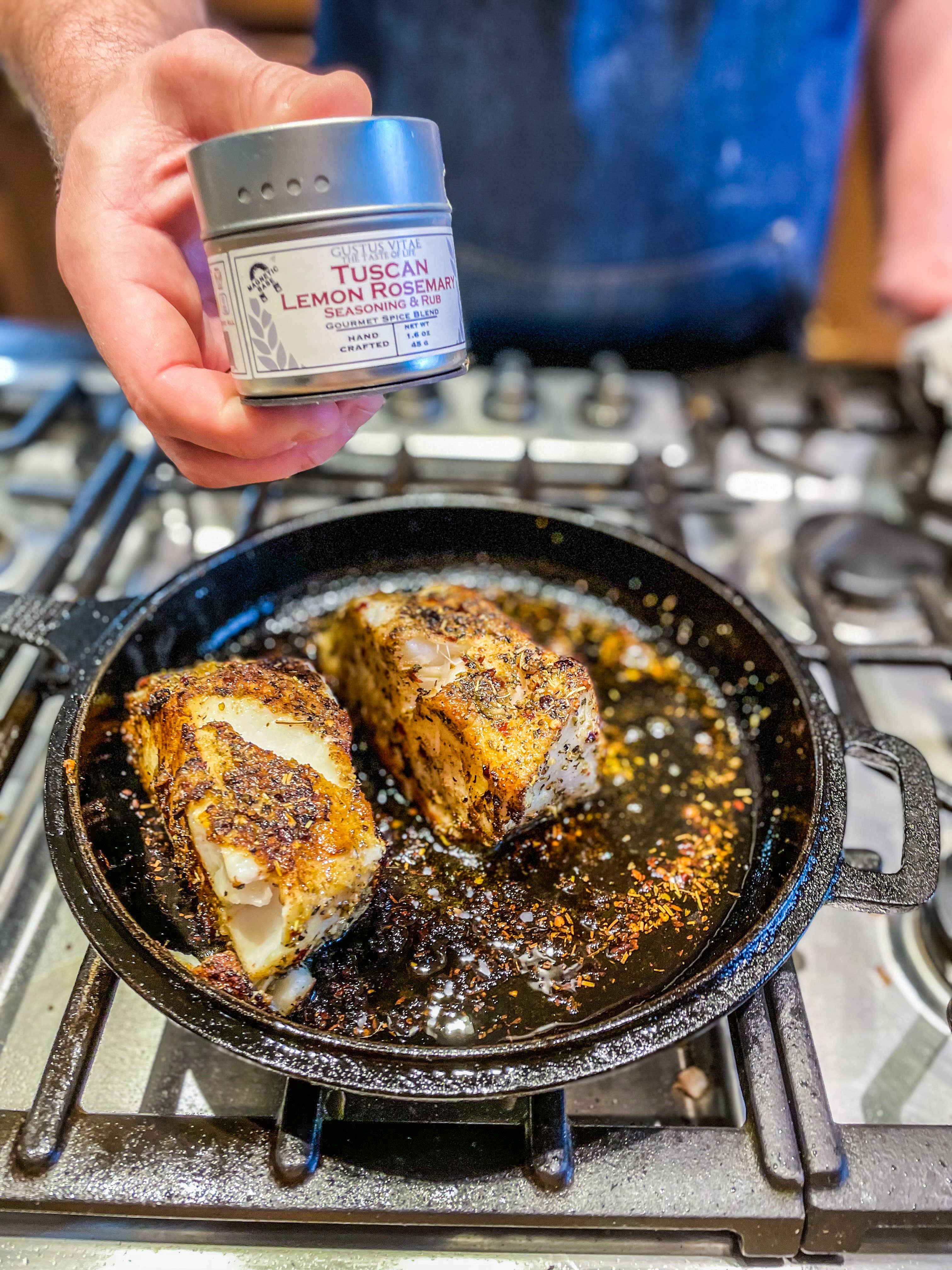 Gustus Vitae - Wholesale Dried Spice Mix - Tuscan Lemon Rosemary Seasoning2