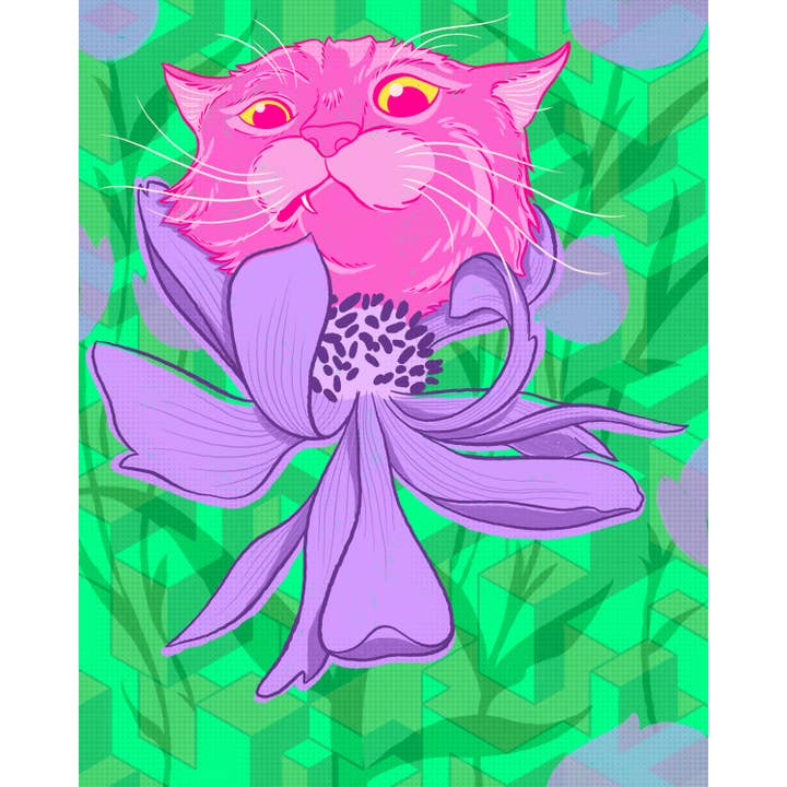 8x10 Print: Snagglus Botanicus for wholesale by Cat Champion