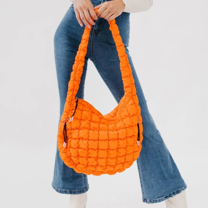 Pretty Simple - Wholesale Tote Bag - Women's - Carmen Quilted Hobo Tote Bag