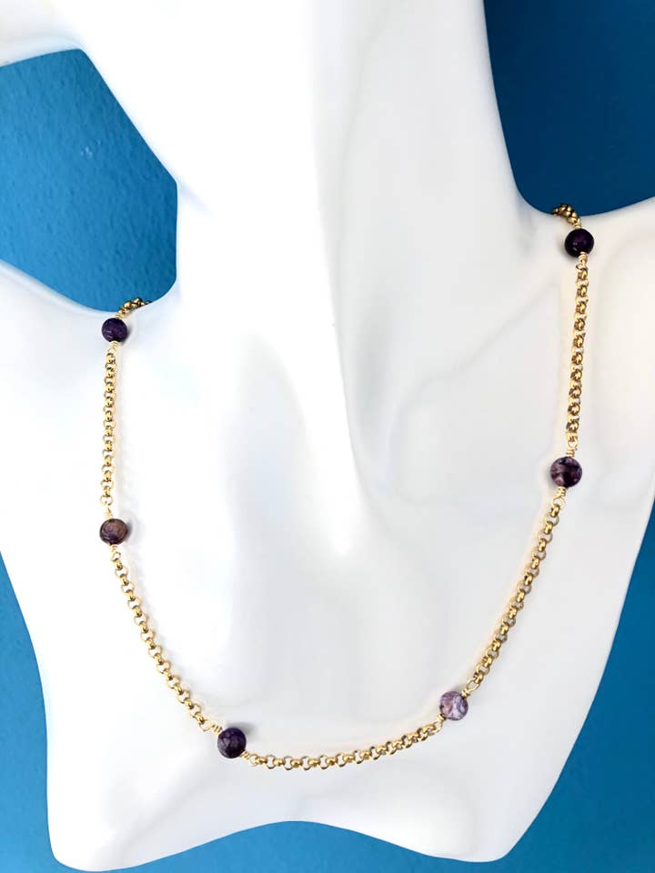 Semi Precious Necklace for wholesale by Kimbara Butik